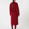 101801 Icon Coat, rojo oscuro