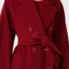 101801 Icon Coat, rojo oscuro