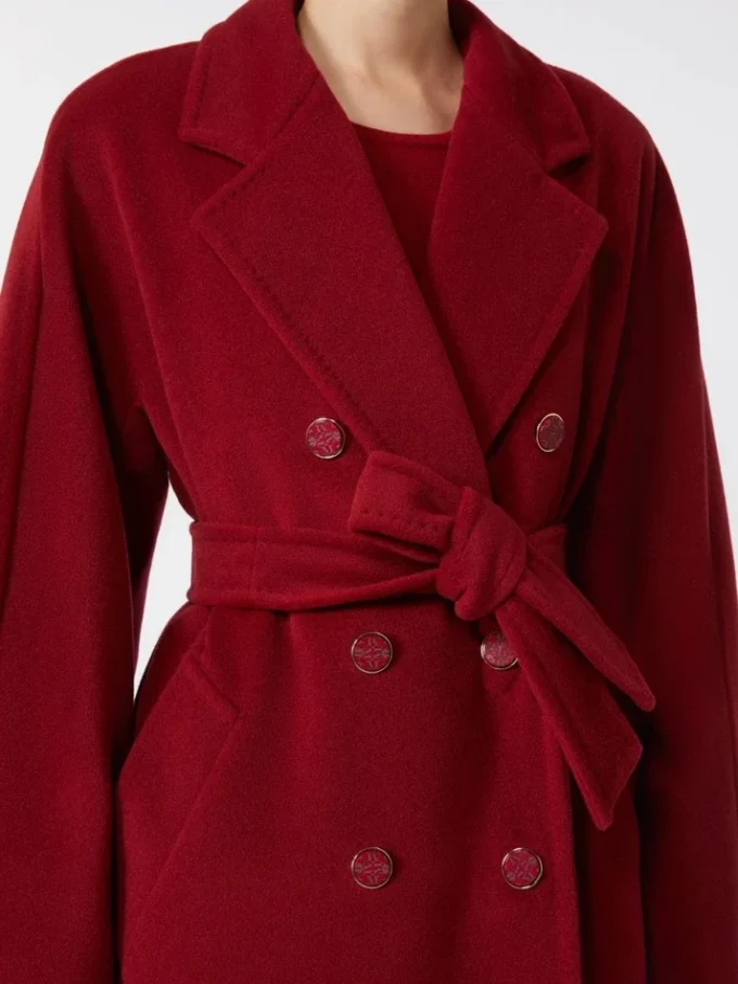 101801 Icon Coat, rojo oscuro