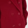 101801 Icon Coat, rojo oscuro