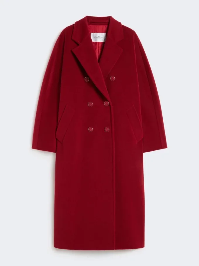 101801 Icon Coat, rojo oscuro