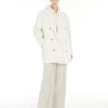 Abrigo corto 101801 Icon Coat, blanco