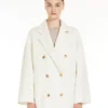 Abrigo corto 101801 Icon Coat, blanco