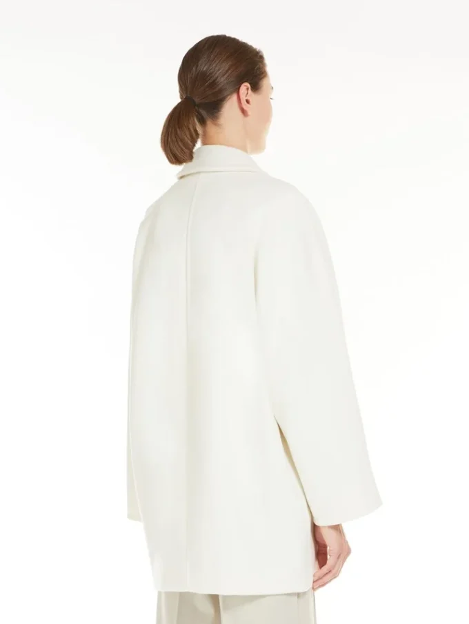 Abrigo corto 101801 Icon Coat, blanco