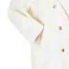 Abrigo corto 101801 Icon Coat, blanco