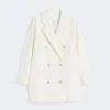 Abrigo corto 101801 Icon Coat, blanco