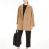 Abrigo corto 101801 Icon Coat, color camel