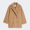 Abrigo corto 101801 Icon Coat, color camel