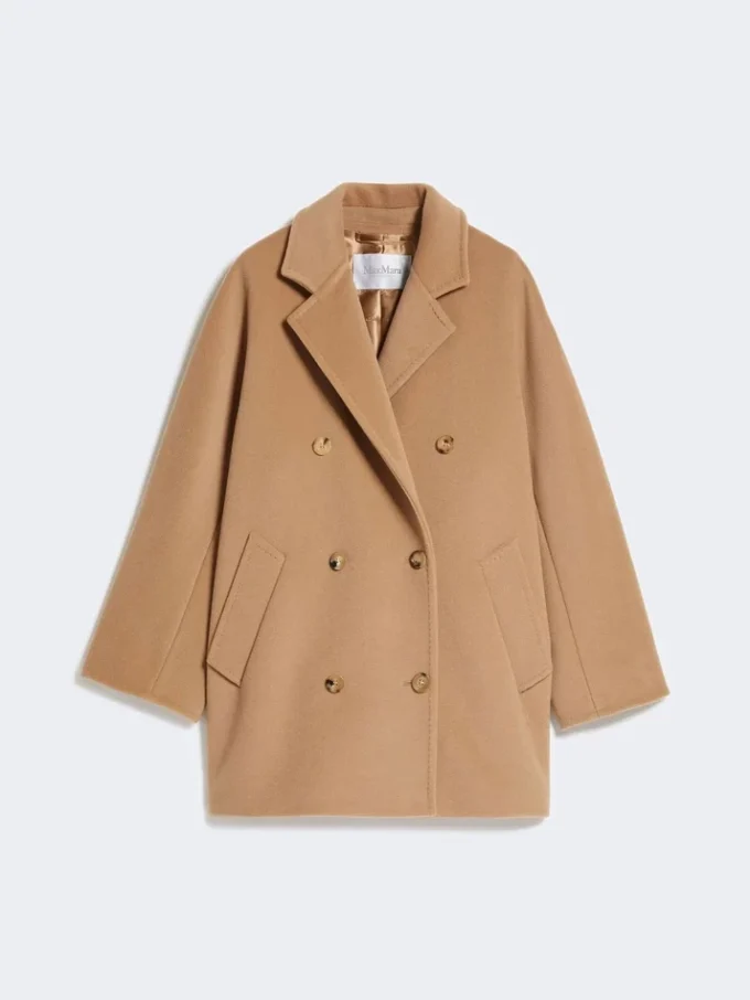 Abrigo corto 101801 Icon Coat, color camel