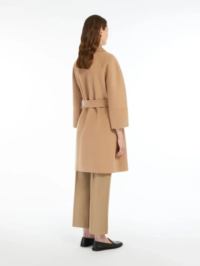 Abrigo corto de lana Double Face, color camel Abrigo corto de lana Double Face, color camel