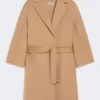 Abrigo corto de lana Double Face, color camel Abrigo corto de lana Double Face, color camel