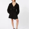 Abrigo corto de lana, negro Abrigo corto de lana, negro