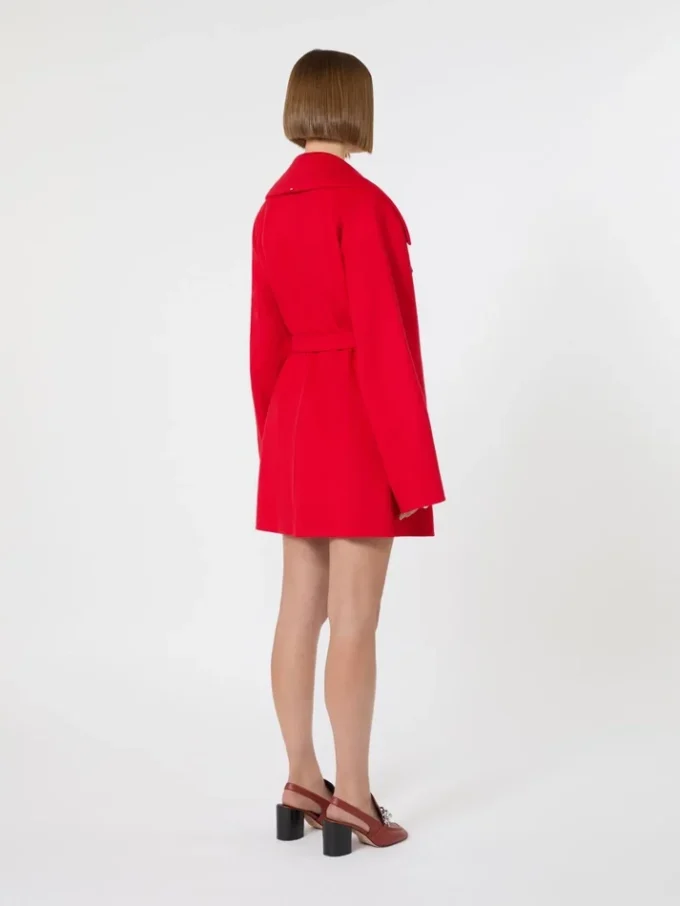 Abrigo corto de lana, rojo Abrigo corto de lana, rojo