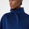 Abrigo cruzado color camel, azul china Abrigo cruzado color camel, azul china