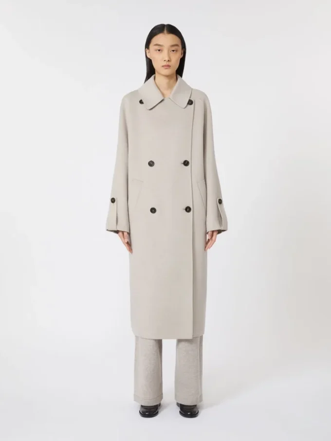 Abrigo de lana, beige Abrigo de lana, beige