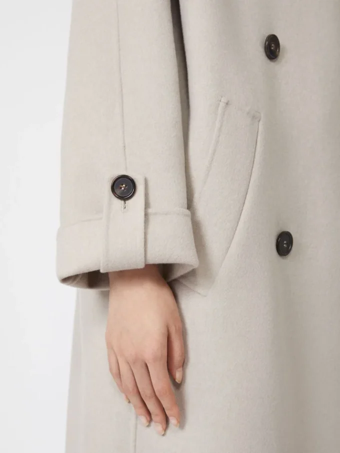 Abrigo de lana, beige Abrigo de lana, beige