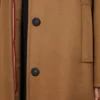 Abrigo masculino de cachemira, color camel Abrigo masculino de cachemira, color camel