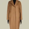 Abrigo masculino de cachemira, color camel Abrigo masculino de cachemira, color camel