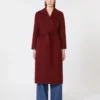 Abrigo tipo bata de lana, frambuesa Abrigo tipo bata de lana, frambuesa