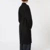 Abrigo tipo bata de Pure Wool, negro Abrigo tipo bata de Pure Wool, negro