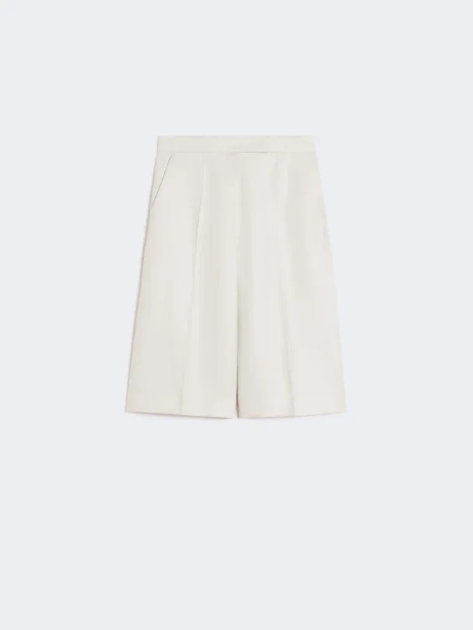 Bermudas de lino, color beige Bermudas de lino, color beige