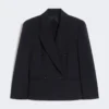 Blazer corto de lana, azul ultramar Blazer corto de lana, azul ultramar