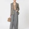 Blazer de jersey jacquard, negro gris Blazer de jersey jacquard, negro gris