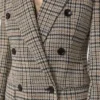 Blazer de jersey jacquard, negro gris Blazer de jersey jacquard, negro gris