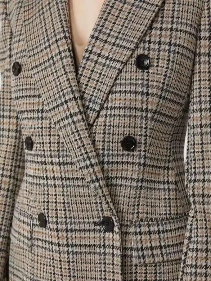 Blazer de jersey jacquard, negro gris Blazer de jersey jacquard, negro gris