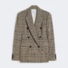Blazer de jersey jacquard, negro gris Blazer de jersey jacquard, negro gris