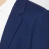 Blazer de jersey piqué de un solo botonadura, azul china Blazer de jersey piqué de un solo botonadura, azul china