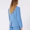 Blazer de lana elástica, azul claro Blazer de lana elástica, azul claro