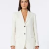 Blazer de lino a rayas, color natural Blazer de lino a rayas, color natural