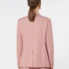 Blazer de lona de lino y algodón, rosa antiguo Blazer de lona de lino y algodón, rosa antiguo