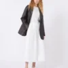 Blazer oversize de piel, marrón Blazer oversize de piel, marrón