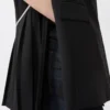 Blazer sin mangas de lana elástica, negro Blazer sin mangas de lana elástica, negro