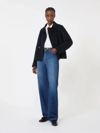 Blusa de algodón, marfil