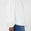 Blusa de algodón, marfil Blusa de algodón, marfil