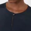 Blusa de crepé de China de seda, azul ultramar