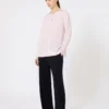 Blusa de crepé de China de seda, rosa Blusa de crepé de China de seda, rosa