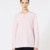 Blusa de crepé de China de seda, rosa Blusa de crepé de China de seda, rosa