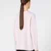 Blusa de crepé de China de seda, rosa Blusa de crepé de China de seda, rosa