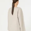 Blusa de paño de lana, color beige Blusa de paño de lana, color beige