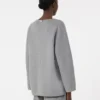 Blusa de paño de lana, gris medio Blusa de paño de lana, gris medio