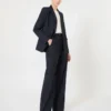 Blusa de seda con cuello redondo, seda Blusa de seda con cuello redondo, seda