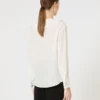 Blusa de seda con volantes, seda Blusa de seda con volantes, seda