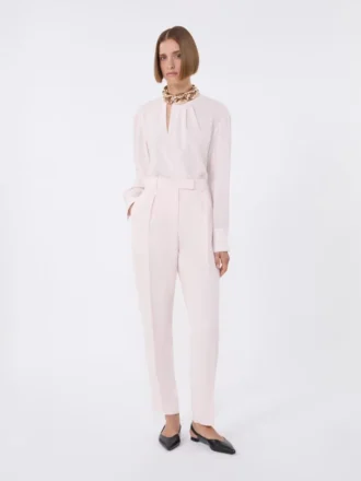 Blusa ligera de cady, rosa