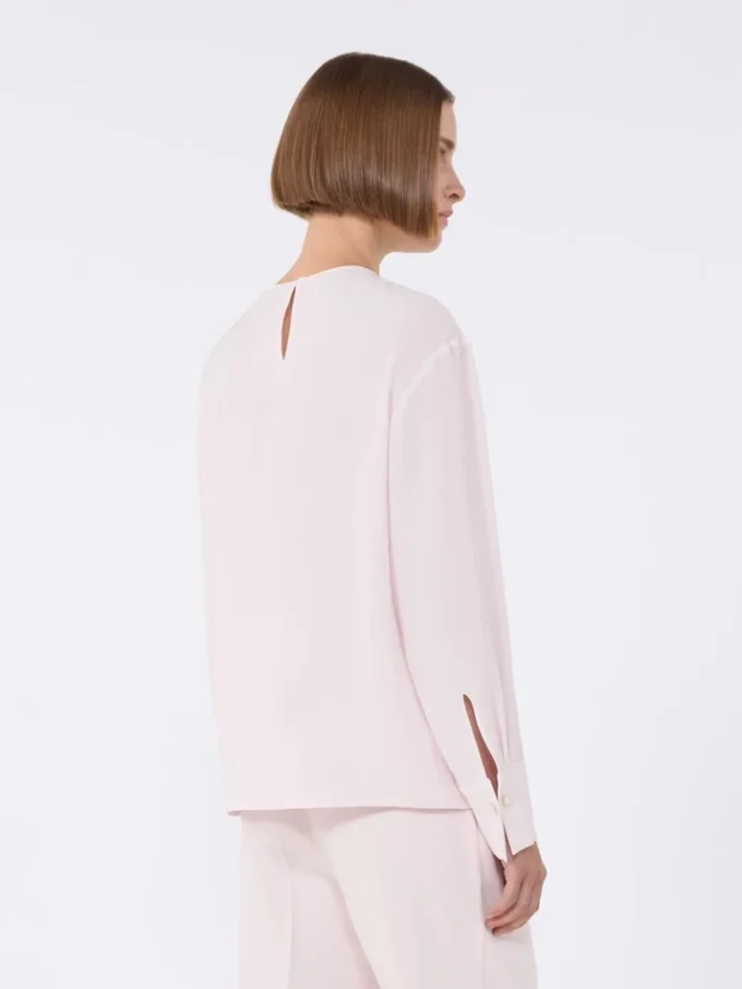 Blusa ligera de cady, rosa Blusa ligera de cady, rosa