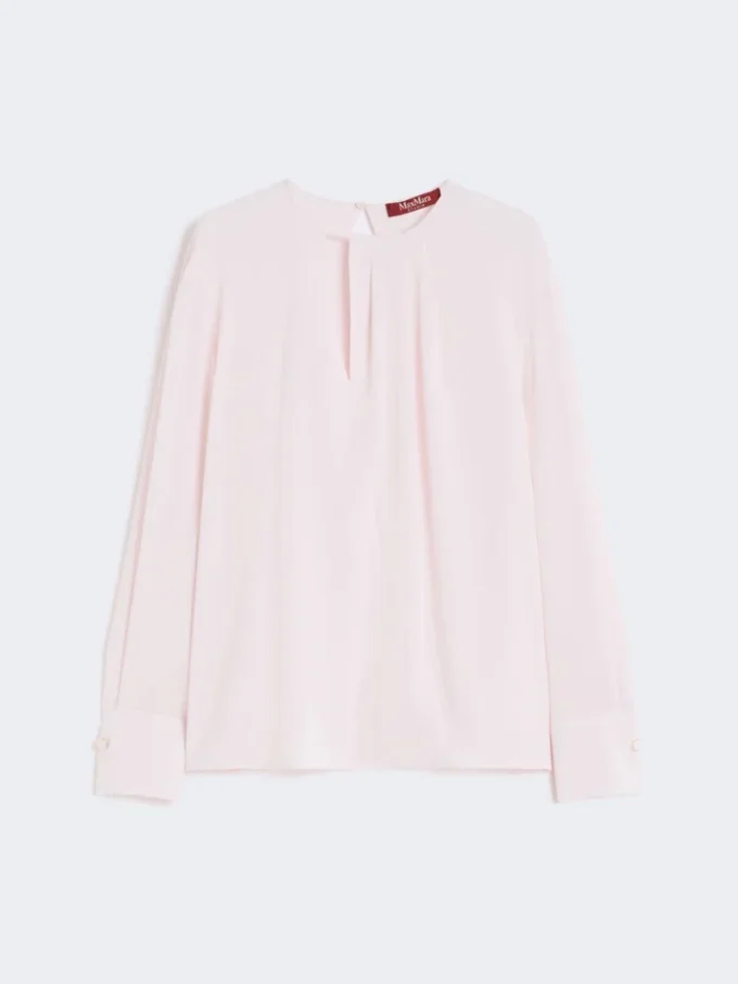 Blusa ligera de cady, rosa Blusa ligera de cady, rosa