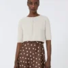 Bolero de hilo de algodón, blanco Bolero de hilo de algodón, blanco